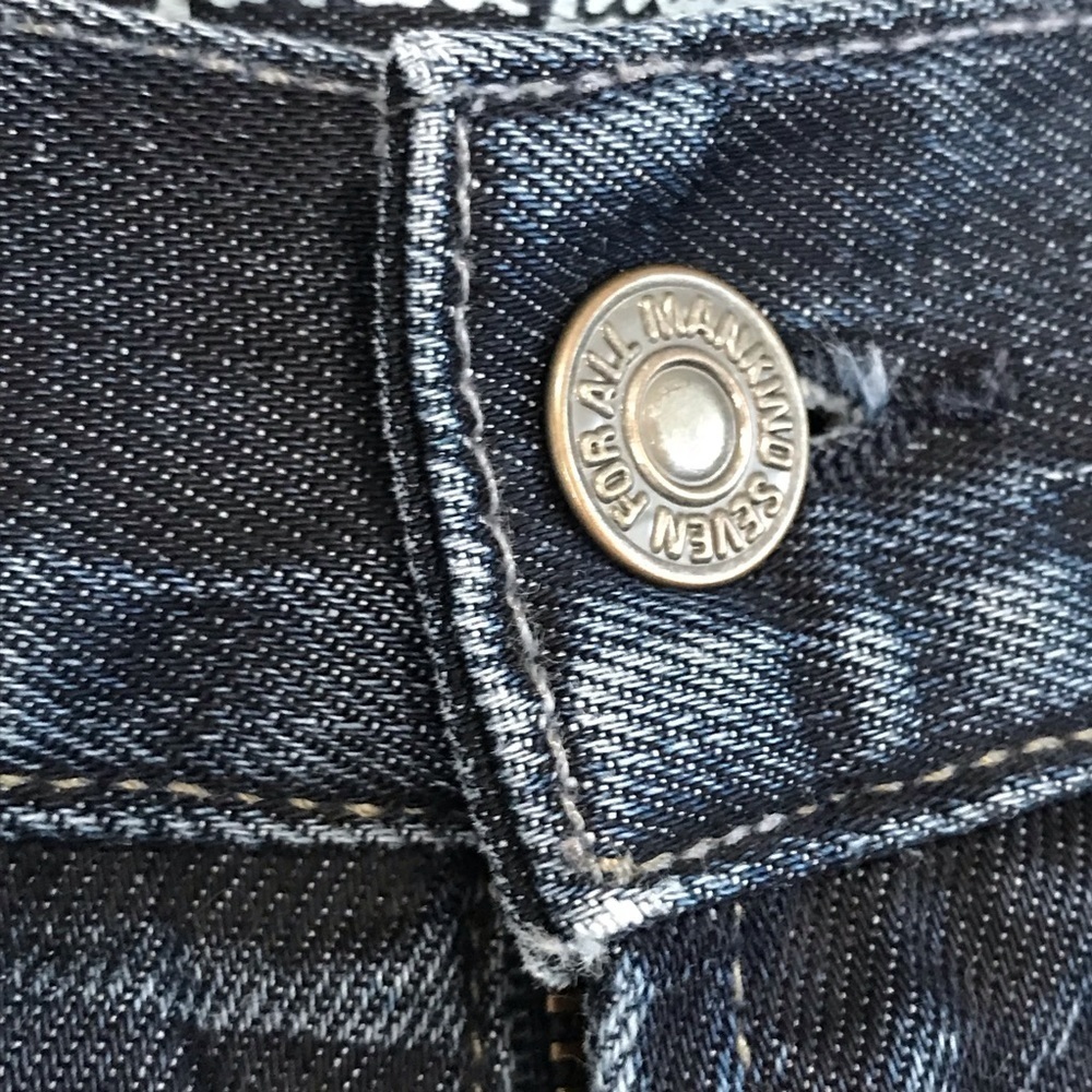 7 for all Mankind "Slimmy Jean" Dark Wash Size 34 - Picture 10 of 12
